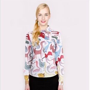 La Casita De Wendy Spanish brand cotton graphic shirt